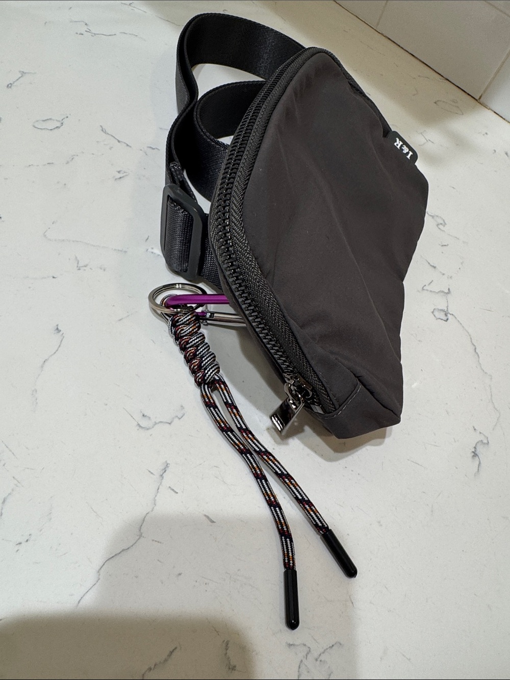 Unbranded Women's Dark Gray Crossbody Pouch belt bag Fanny pack NEW - Picture 4 of 11